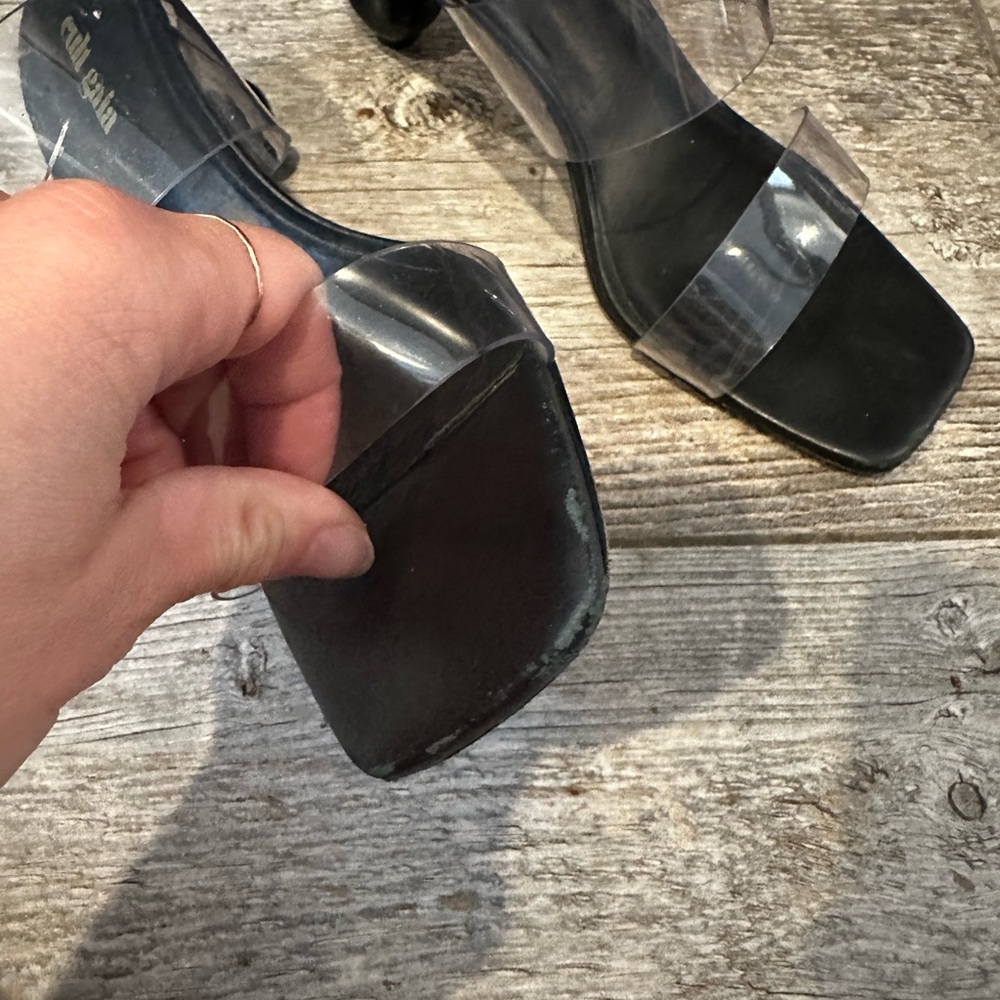 cult gaia Suri Sandals Black Heel 7.5 - Picture 4 of 7